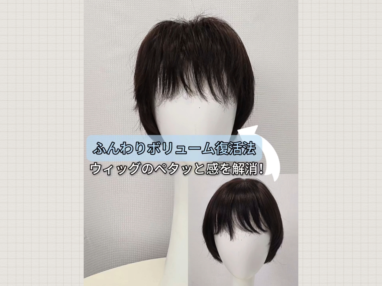 Amazon.co.jp: (私元気) 人毛 医療用ウィッグ ショート 自然 フル